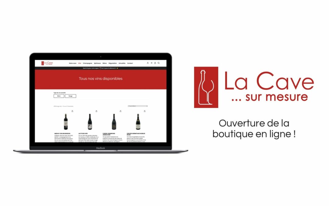 Ouverture de notre boutique en ligne !